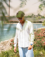 LIGHT BLUE STRIPPED LENIN SHIRT