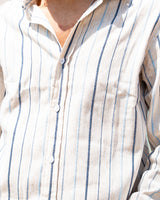 LIGHT BLUE STRIPPED LENIN SHIRT