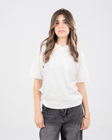 KNIT POLO WHITE